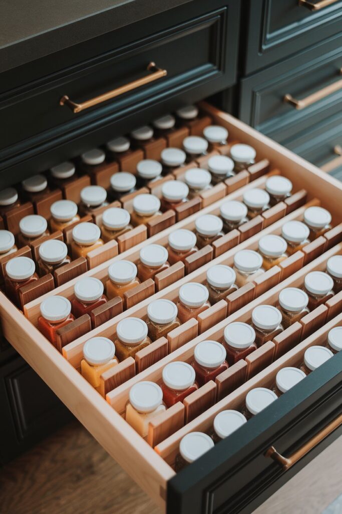 Spice Rack Drawers or Wall Shelves