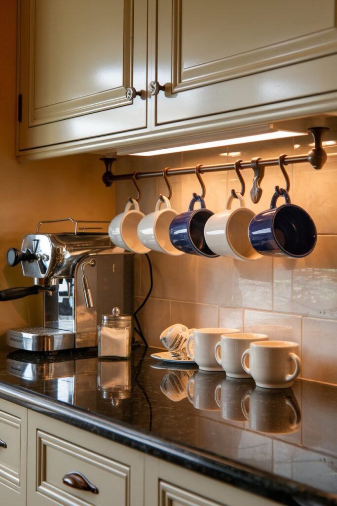 Under-Cabinet Hanging Storage Hooks