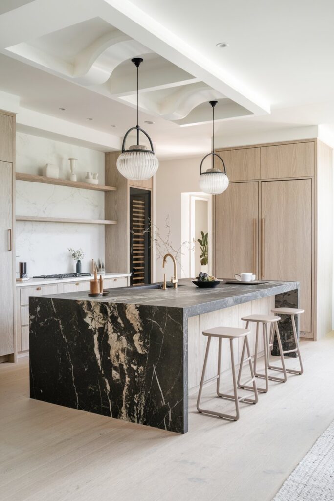 Scandinavian Kitchen with Statement Island