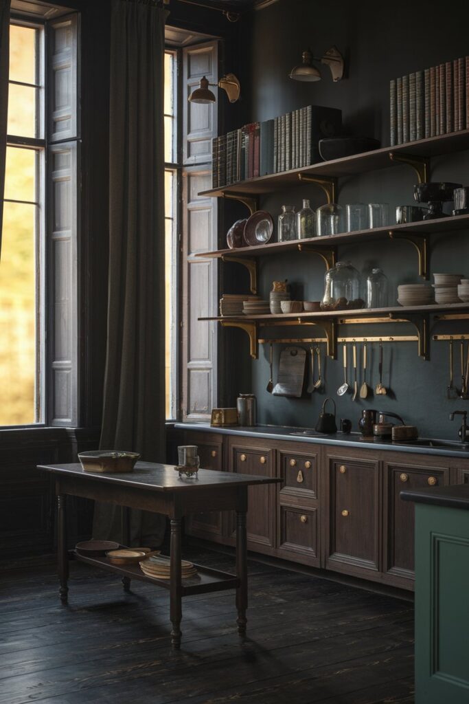 Dark Academia Kitchen