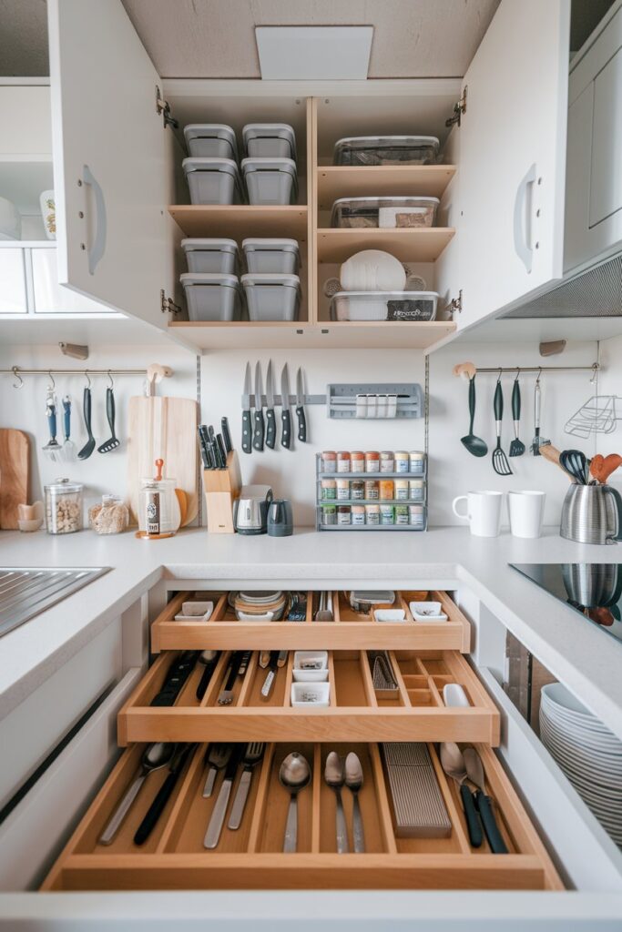 Tiny Kitchen Organization Hacks