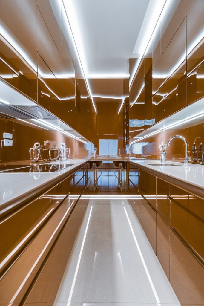 High-Gloss Modern Kitchen