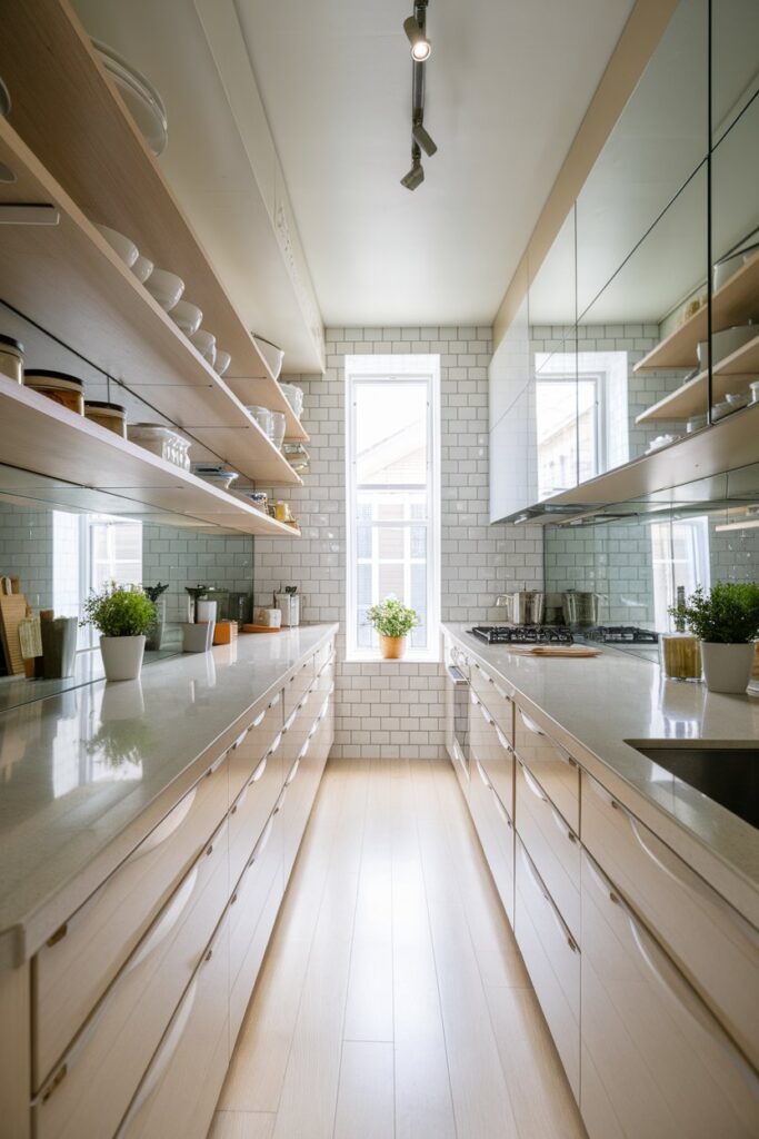 Small Space Galley Kitchen