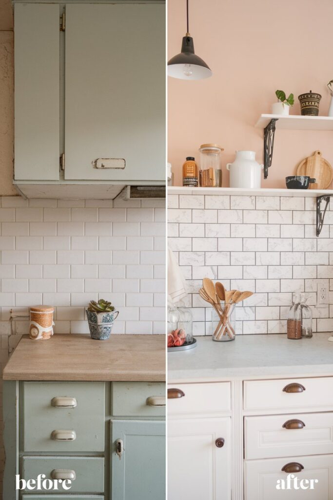 Budget-Friendly Apartment Kitchen Makeover