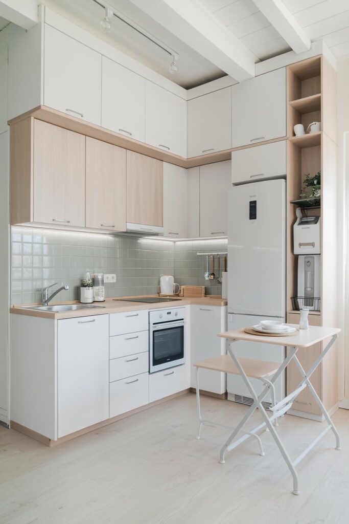 Small Scandinavian Kitchen for Compact Spaces