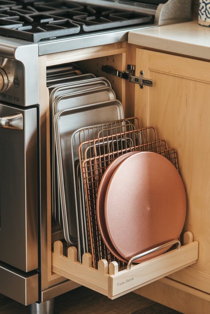 Vertical Divider Storage for Baking Sheets & Trays