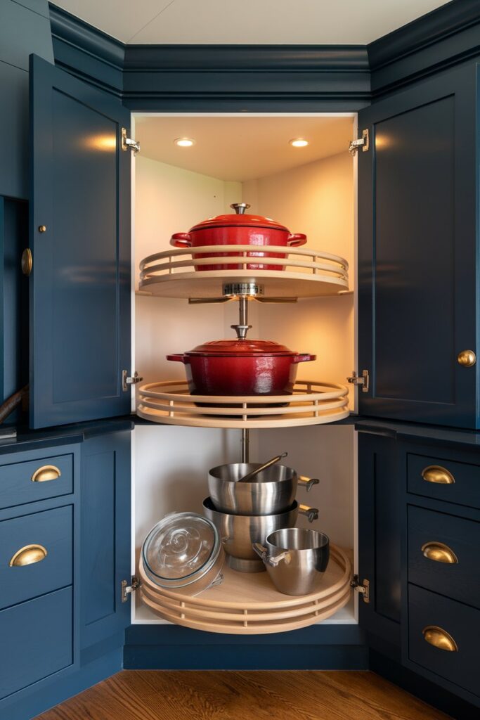 Corner Carousel (Lazy Susan) Cabinets