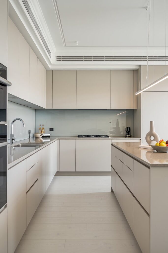 Modern Scandinavian Kitchen with Sleek Finishes