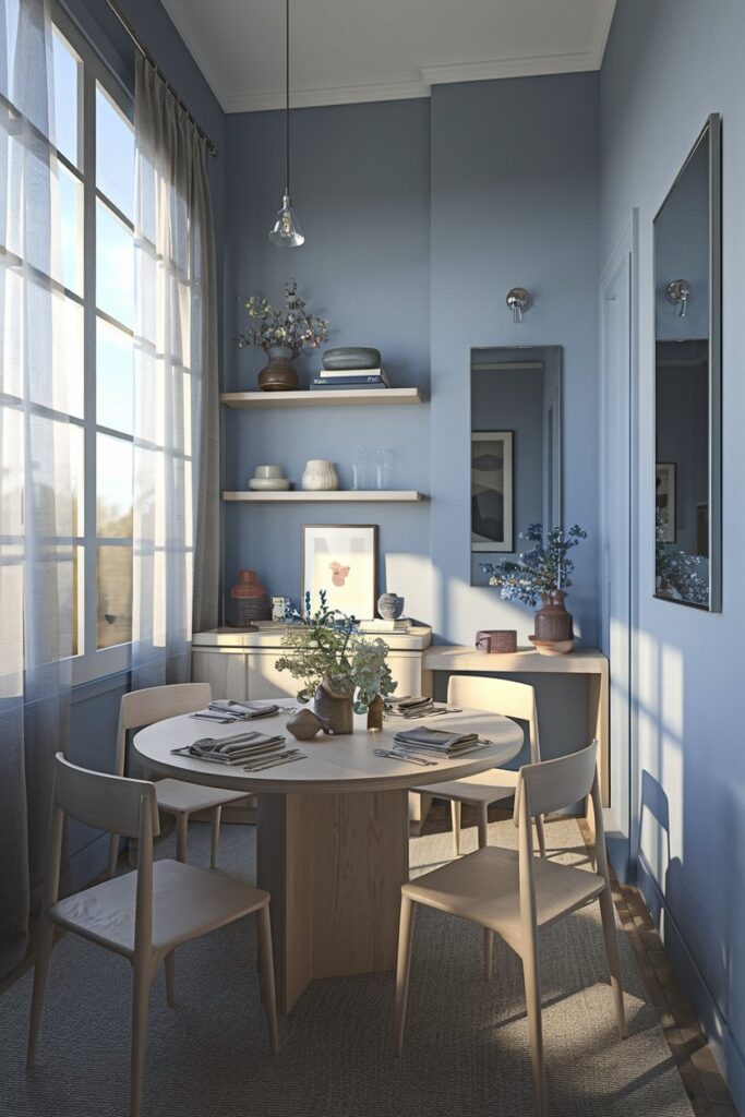 Small Blue Dining Room Ideas for Compact Spaces