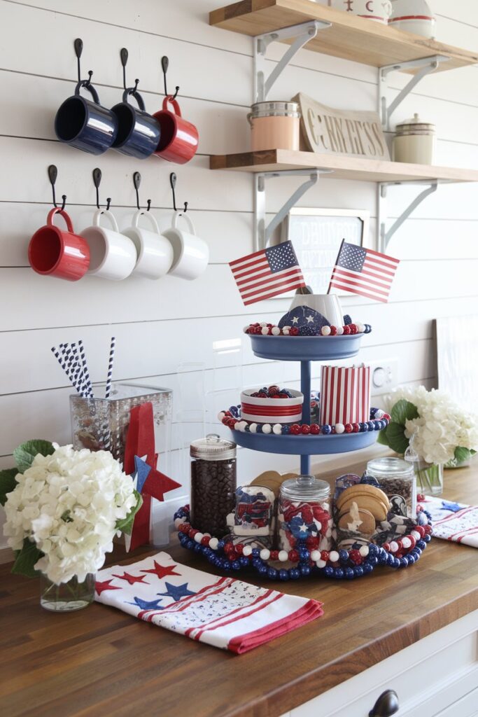 4th of July Coffee Bar Styling Ideas