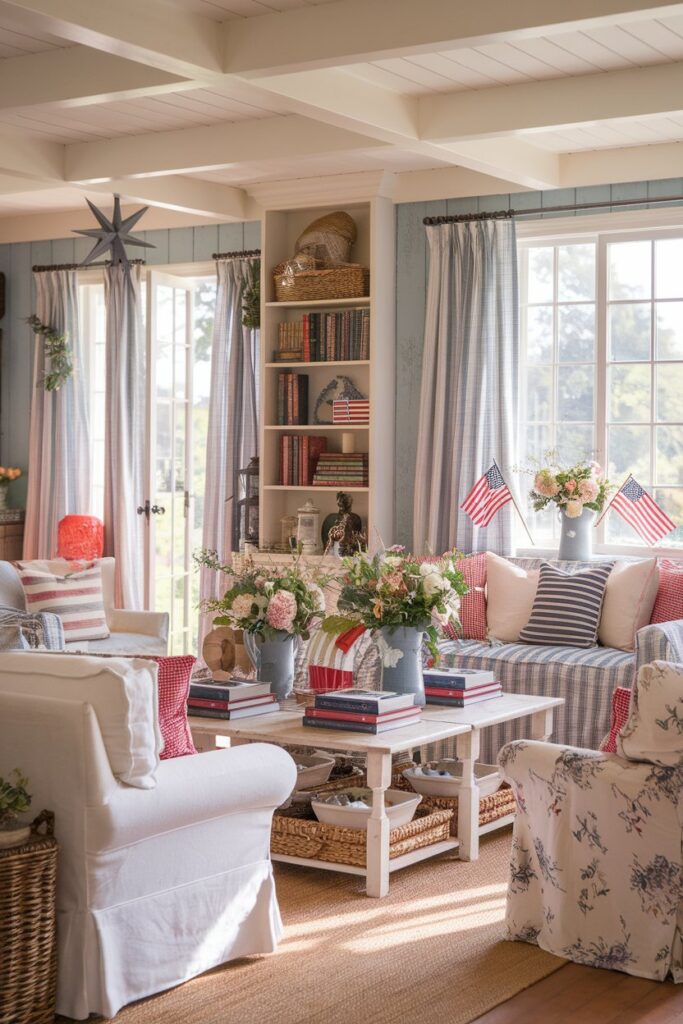 Cottage-Style Americana Decor Ideas