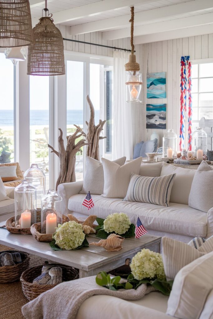 Coastal-Inspired 4th of July Decor