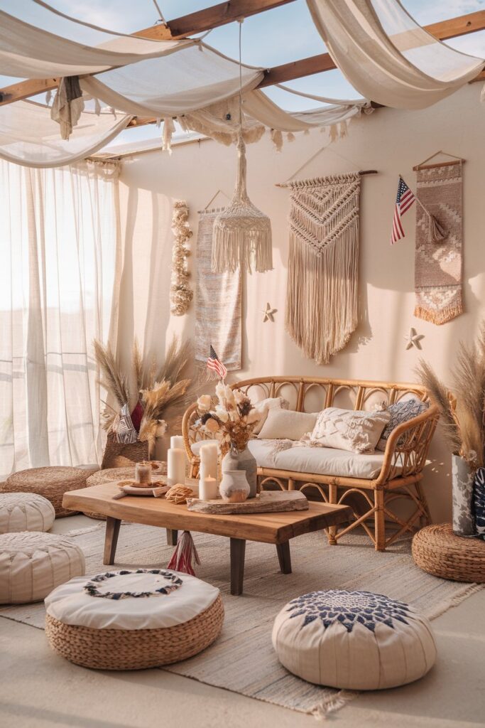 Boho 4th of July Home Decor Ideas