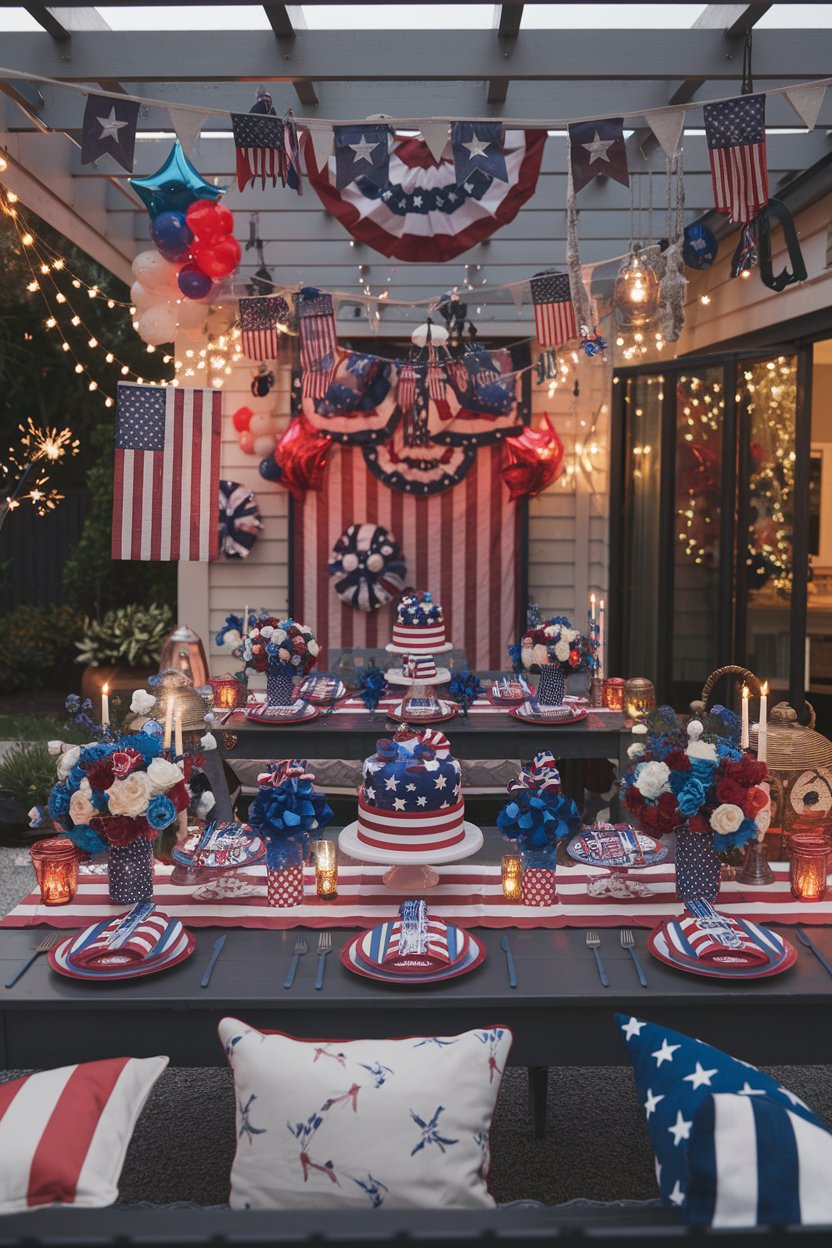 30 Inspiring 4th of July Party Decor Ideas for Indoor and Outdoor Spaces