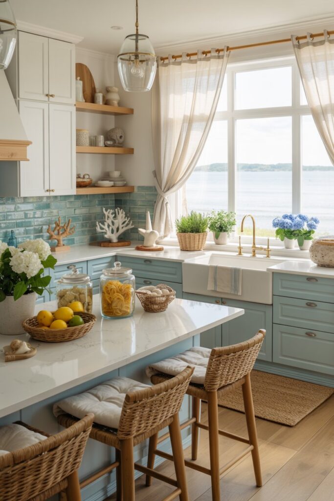 Coastal Summer Kitchen
