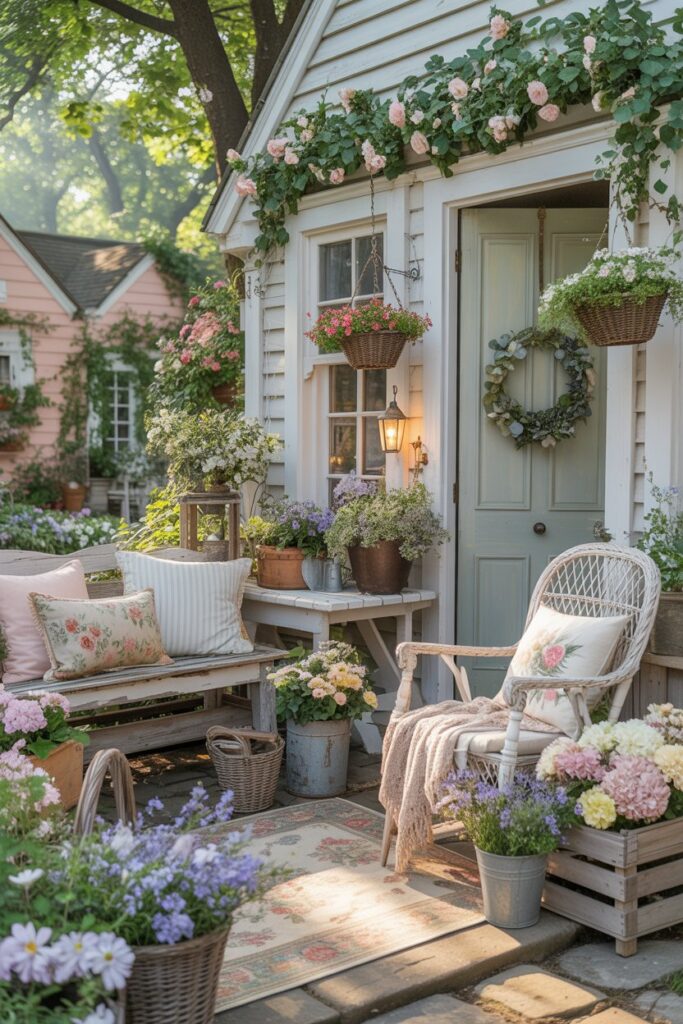 Cottage-Style Summer Porch