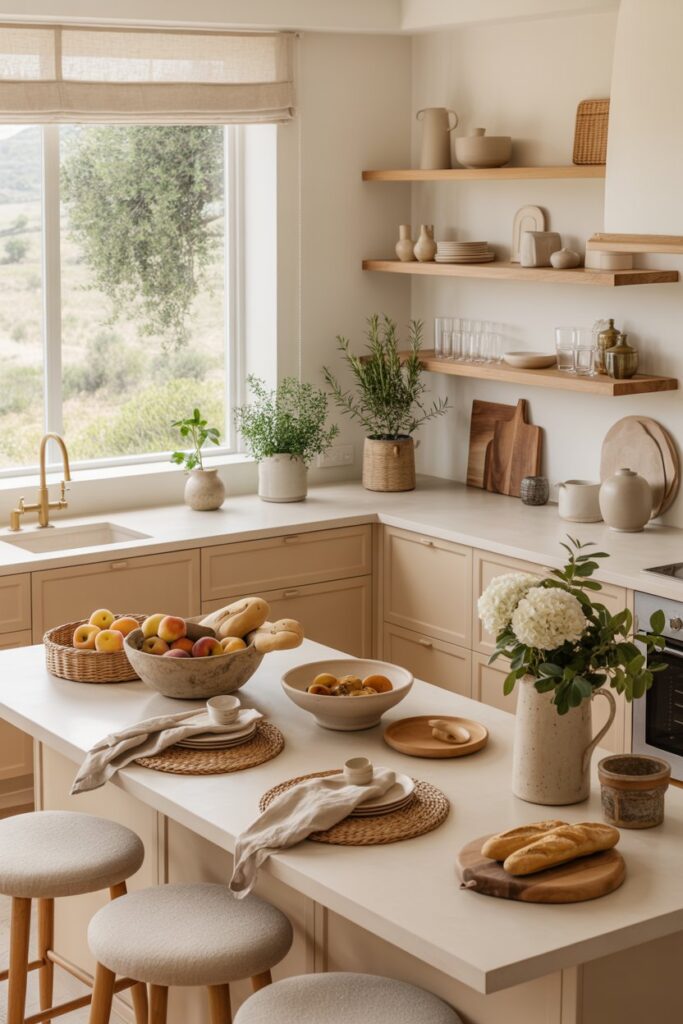 Neutral Summer Kitchen