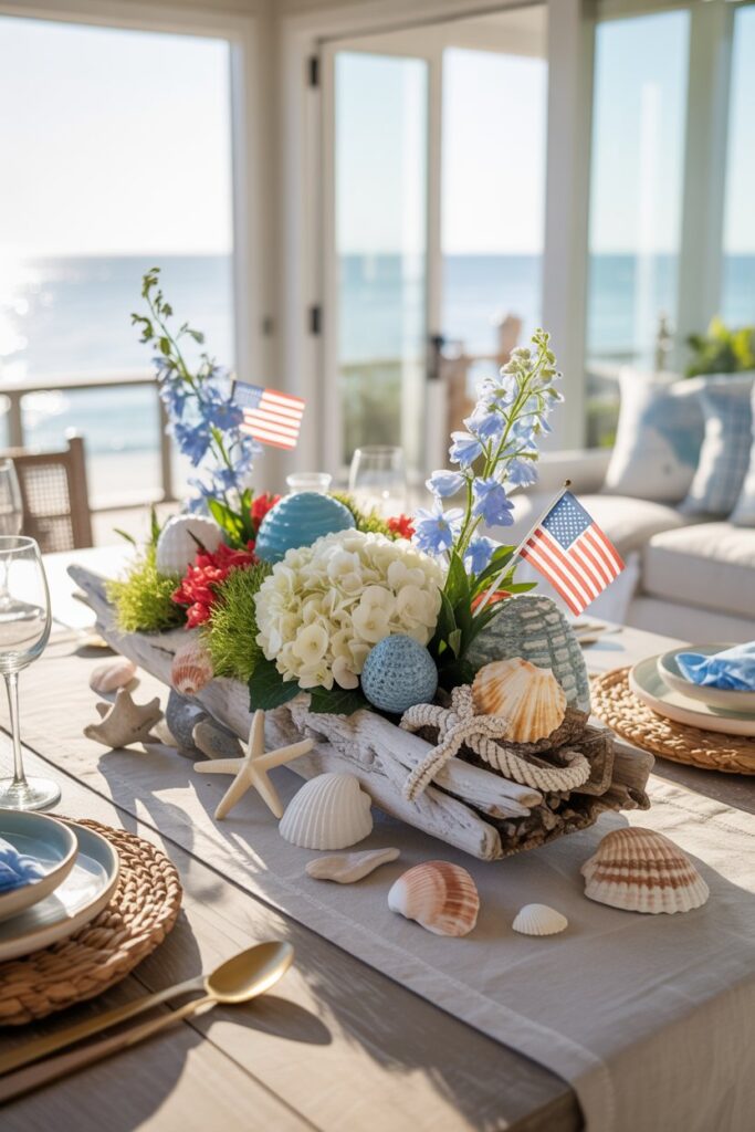 Coastal 4th of July Centerpiece