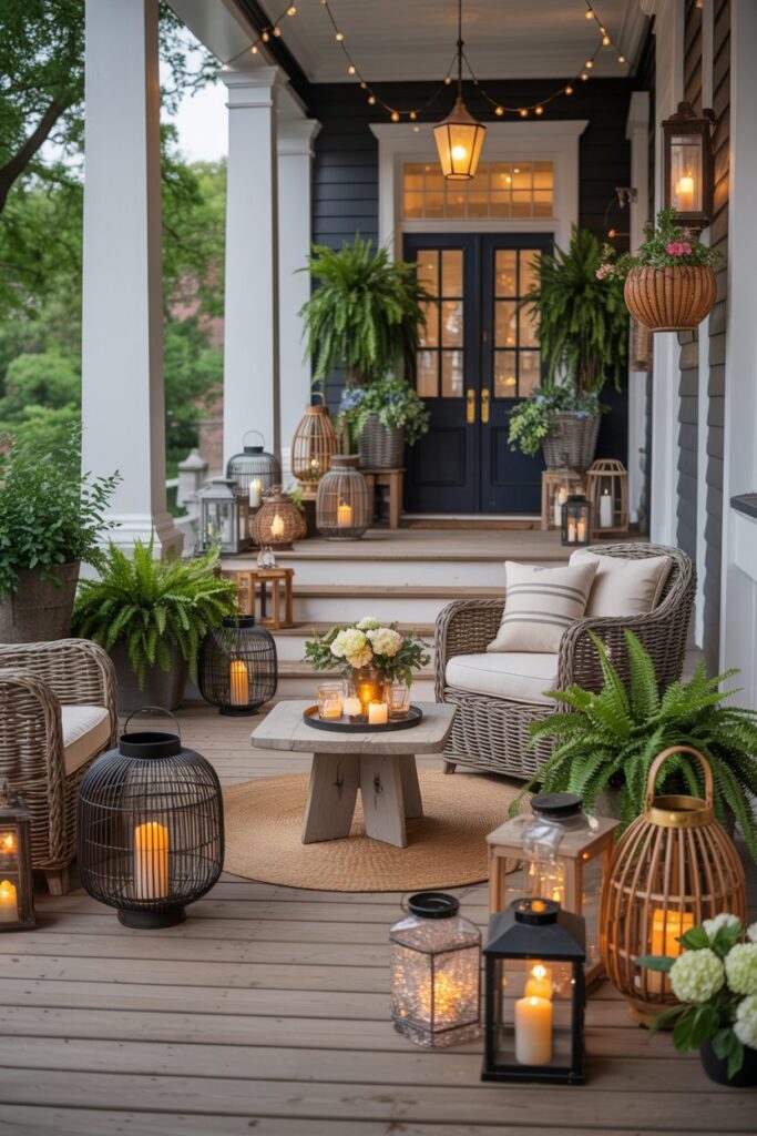 Summer Porch Lantern Decor
