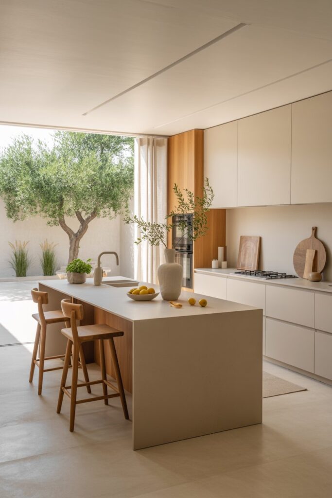 Minimalist Summer Kitchen