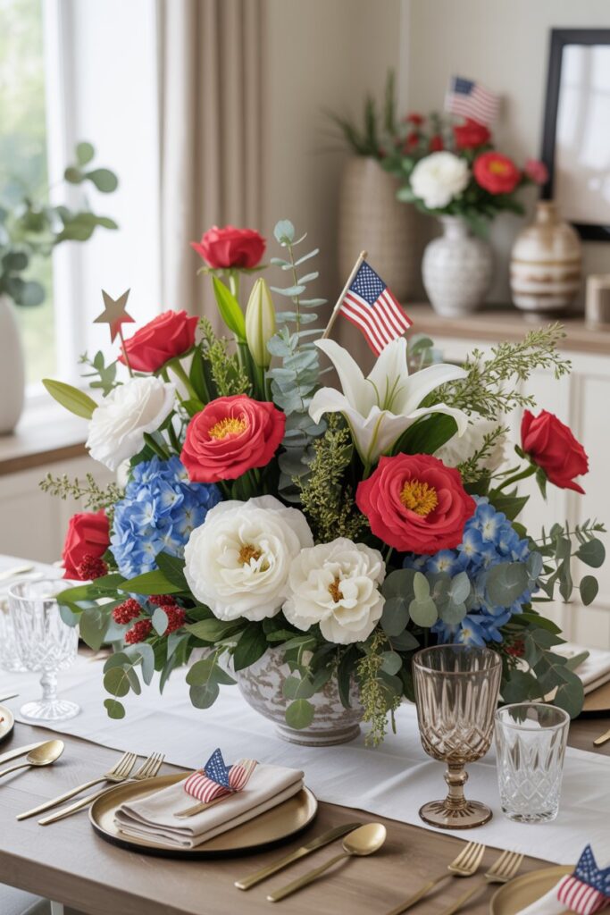 Patriotic Floral Arrangement