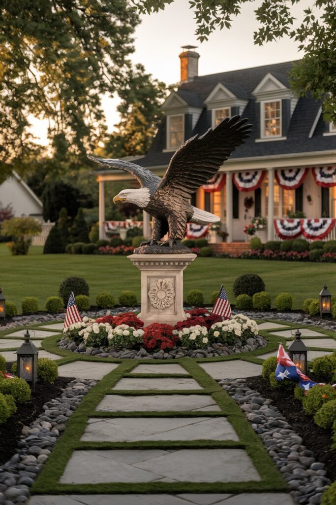 American Eagle Lawn Feature