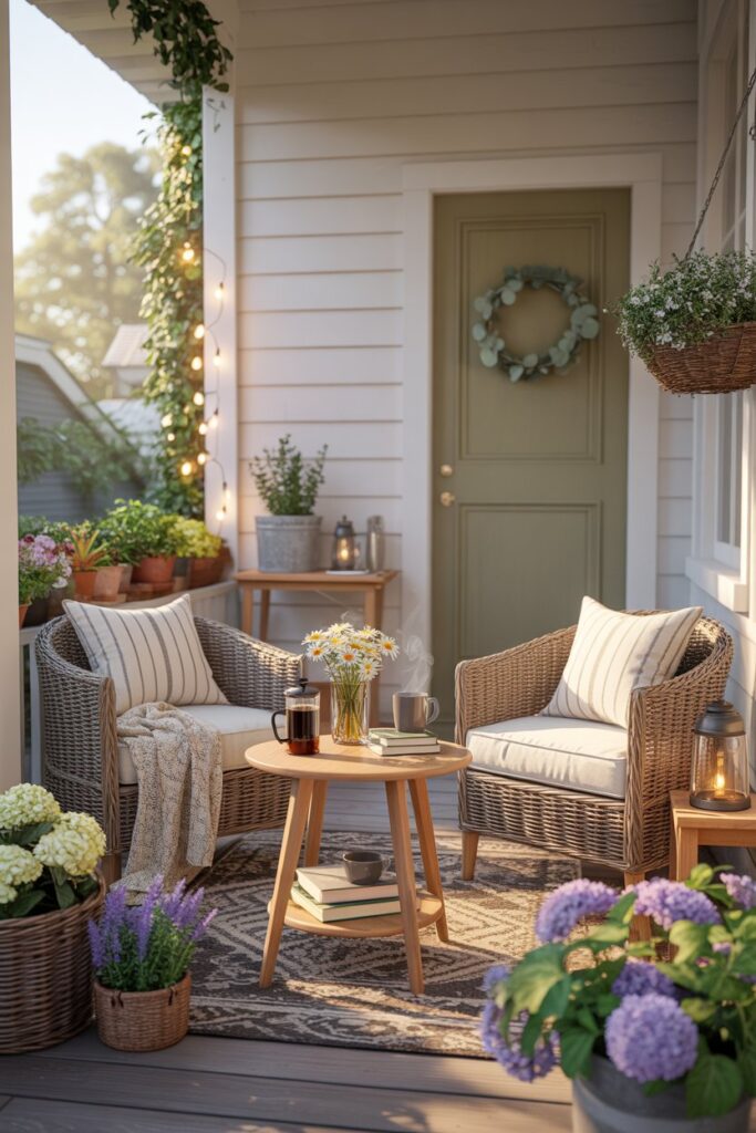 Summer Porch Coffee Corner