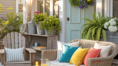 30 Beautiful Summer Porch Decor Ideas for a Cozy and Inviting Front Porch Makeover