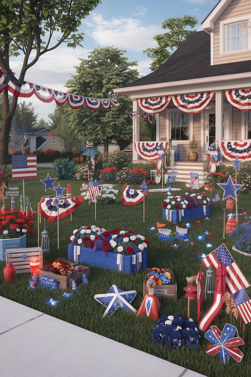 30 Patriotic 4th of July Lawn Decor Ideas That Will Transform Your Yard