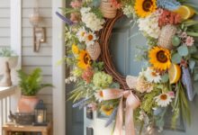 30 Stunning Summer Wreath Ideas to Brighten Your Front Door and Welcome the Season
