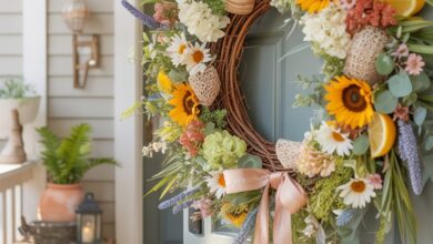 30 Stunning Summer Wreath Ideas to Brighten Your Front Door and Welcome the Season