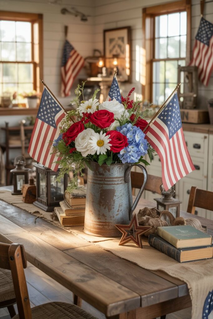 Vintage Americana Centerpiece