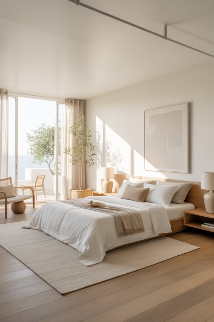 Minimalist Summer Bedroom Styling
