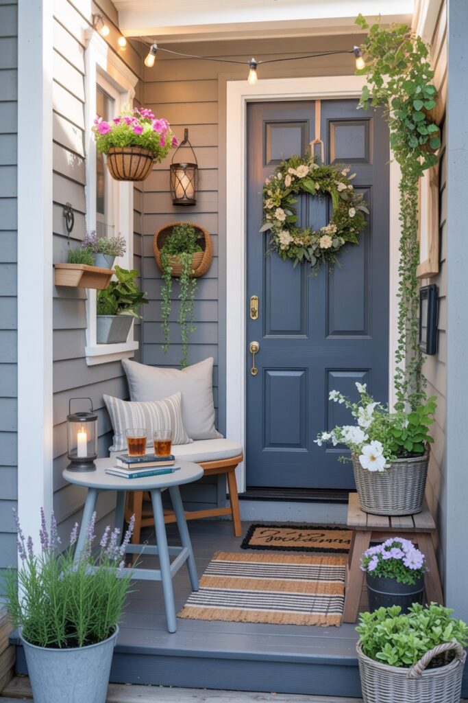 Small Front Porch Summer Makeover