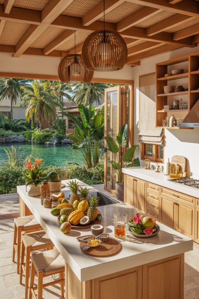 Tropical Summer Kitchen