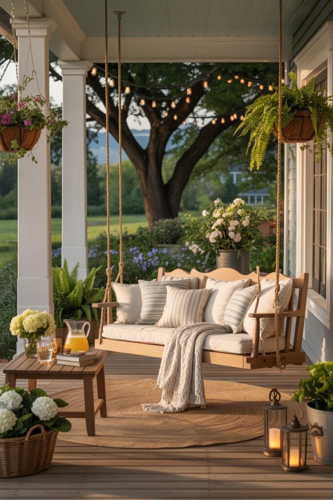 Summer Porch Swing Ideas