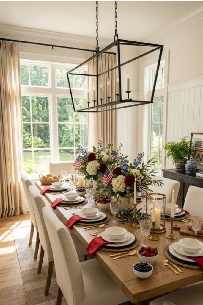 Labor Day Dining Room Decor