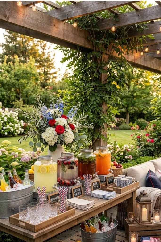 Labor Day Beverage Station