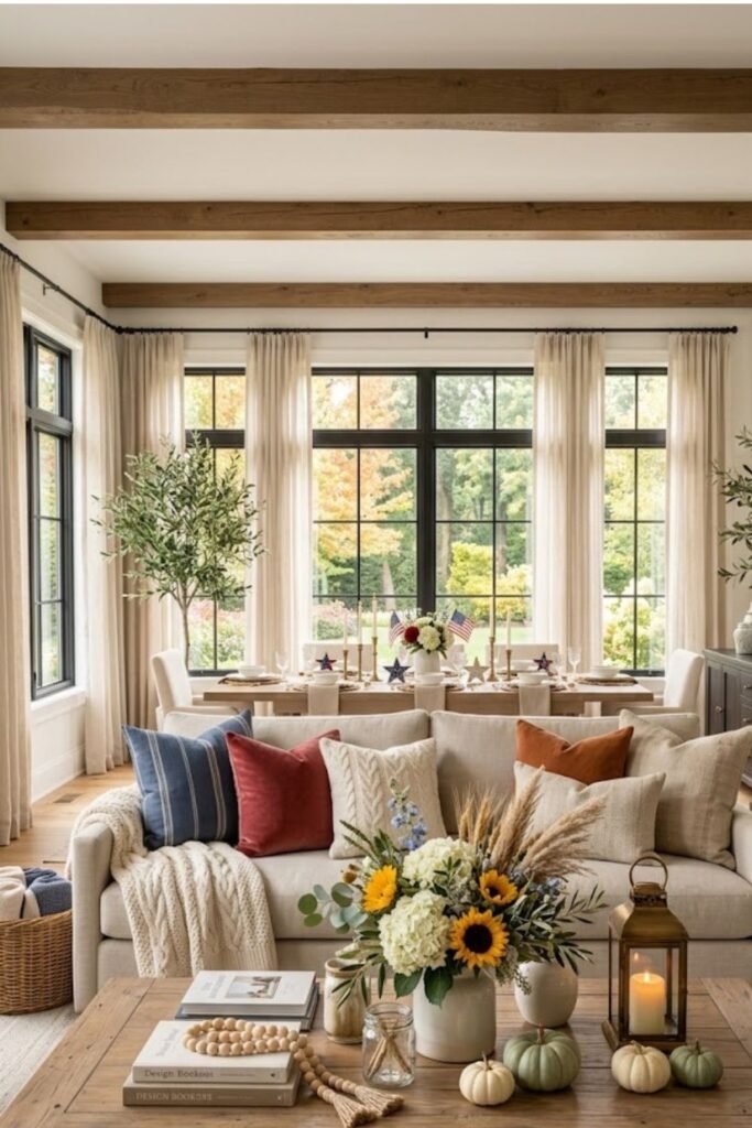 Summer-to-Fall Labor Day Decor