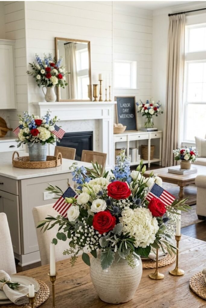 Patriotic Floral Arrangements