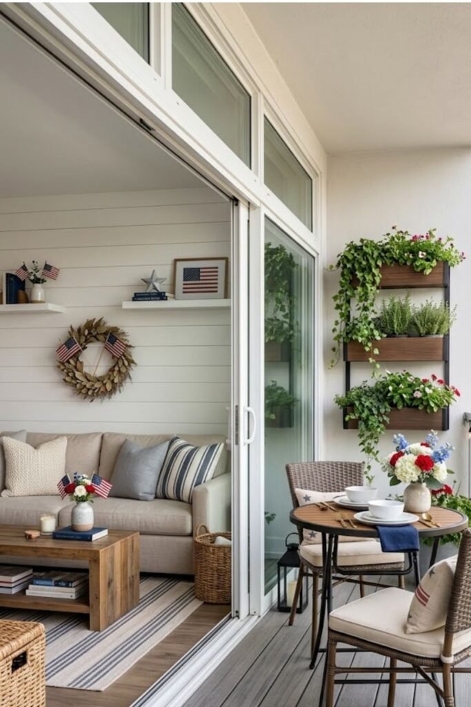Small Space Labor Day Decor