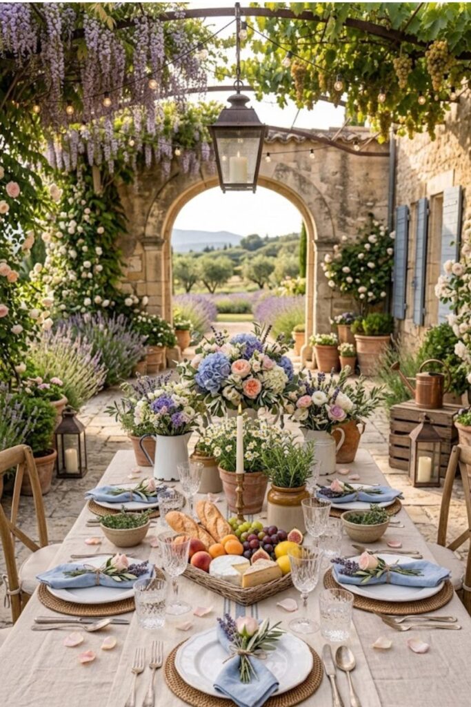 French Country Summer Tablescape