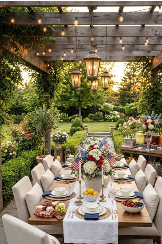 Outdoor Labor Day Dining