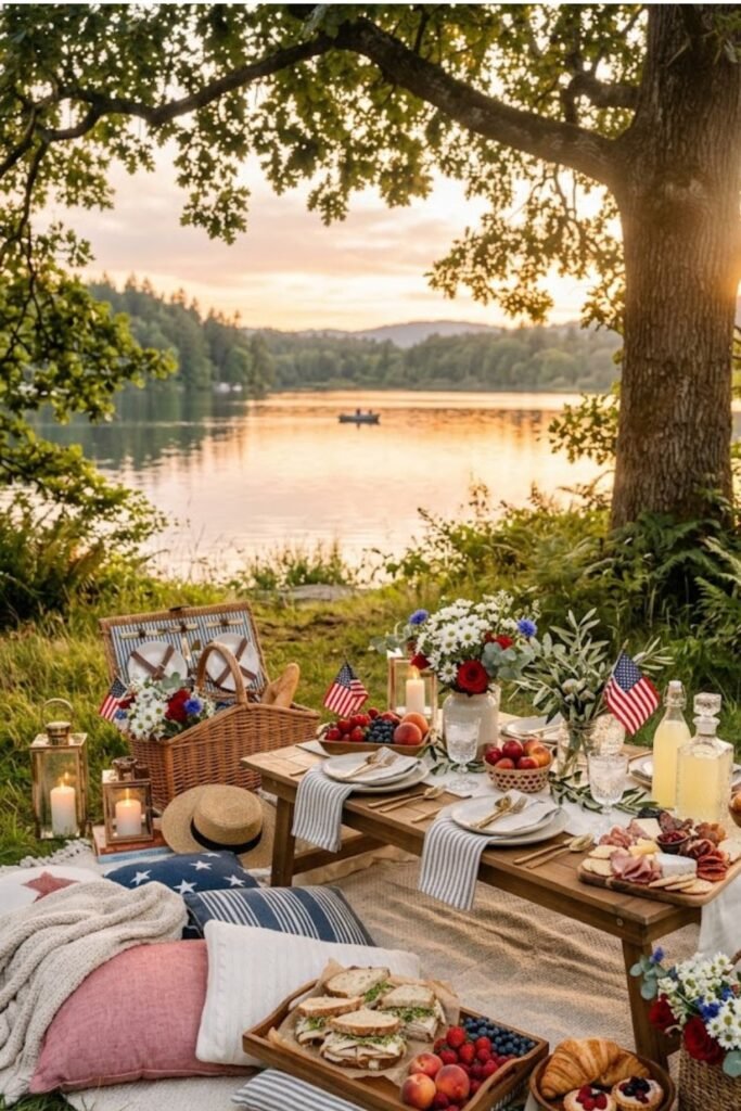 Labor Day Picnic Setup