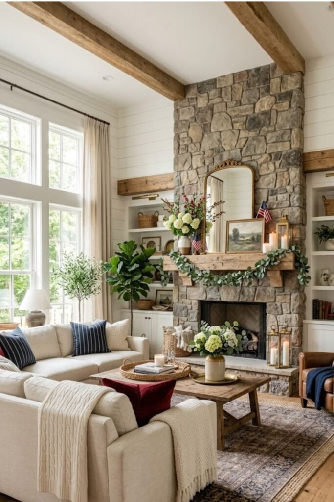 Patriotic Living Room Decor