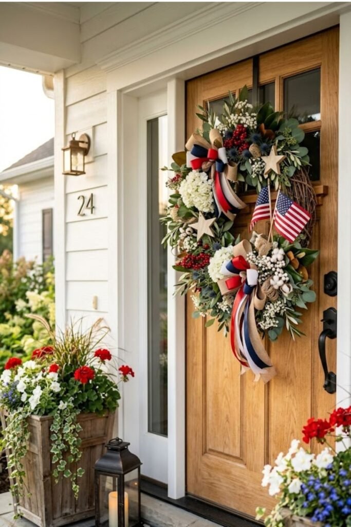 DIY Labor Day Wreath