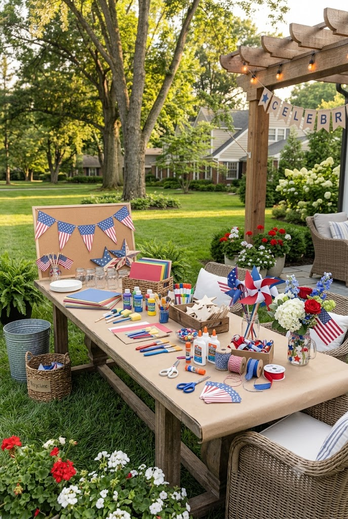 Patriotic Craft Table