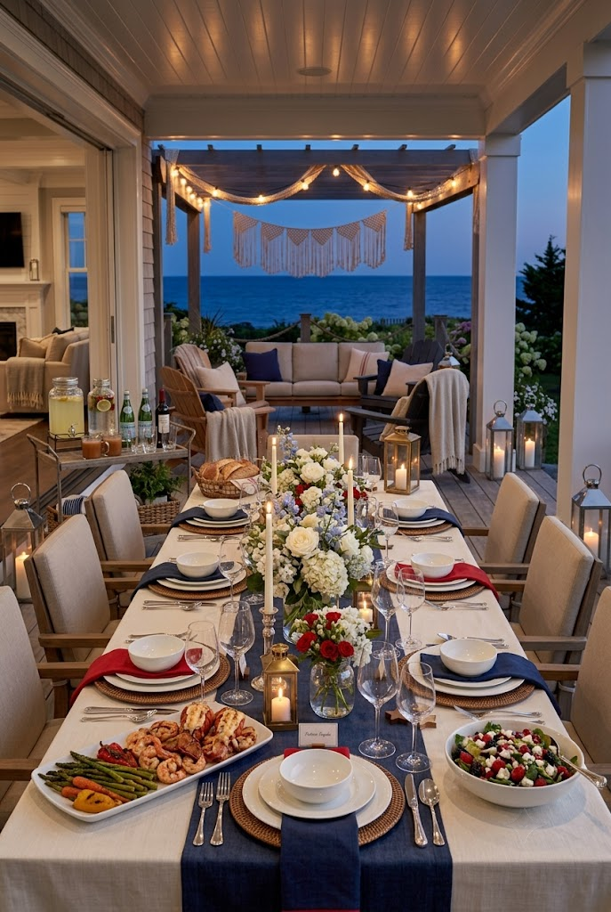 Elegant Labor Day Dinner Party