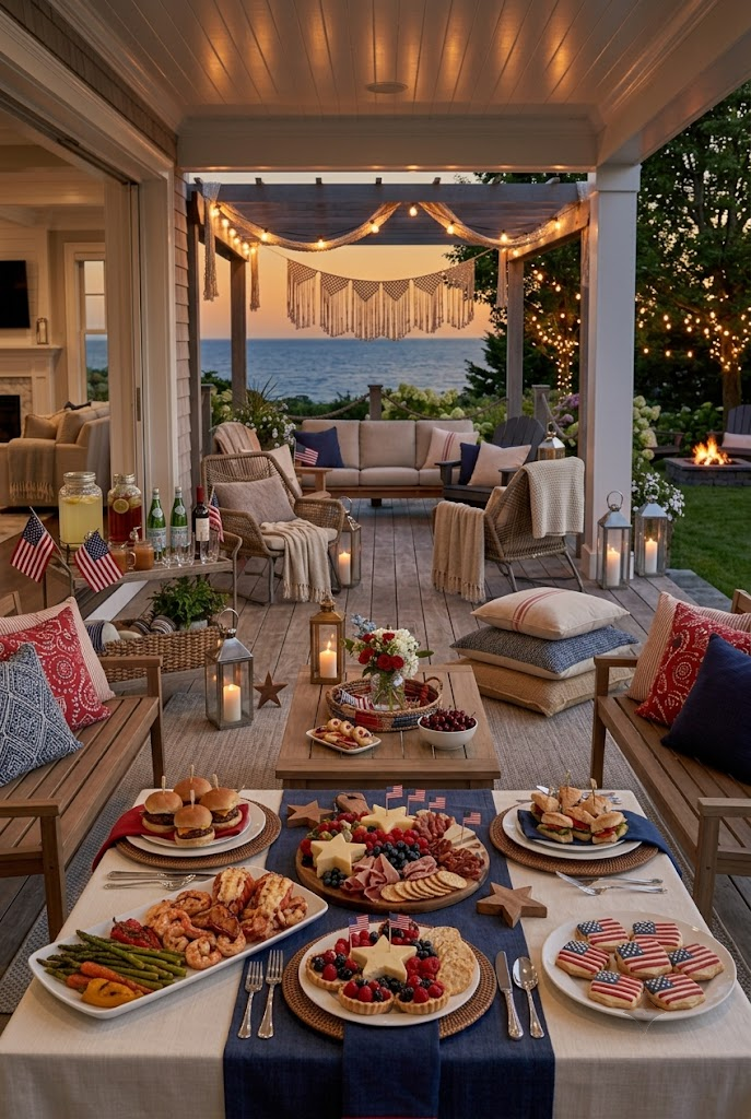 Cozy Labor Day Backyard Celebration