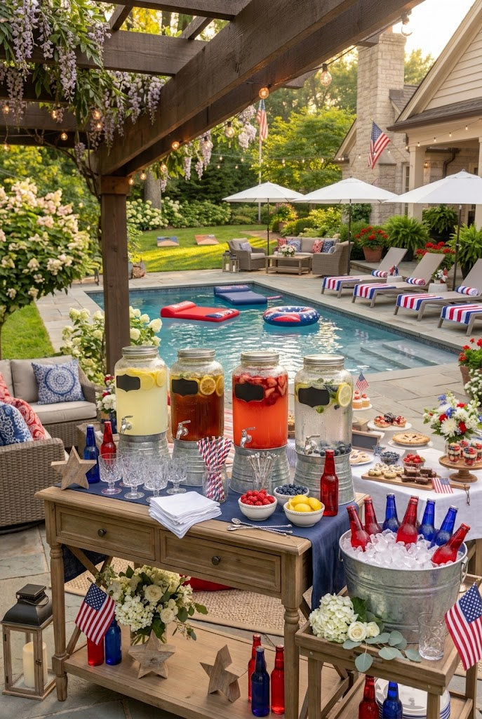 Patriotic Pool Party